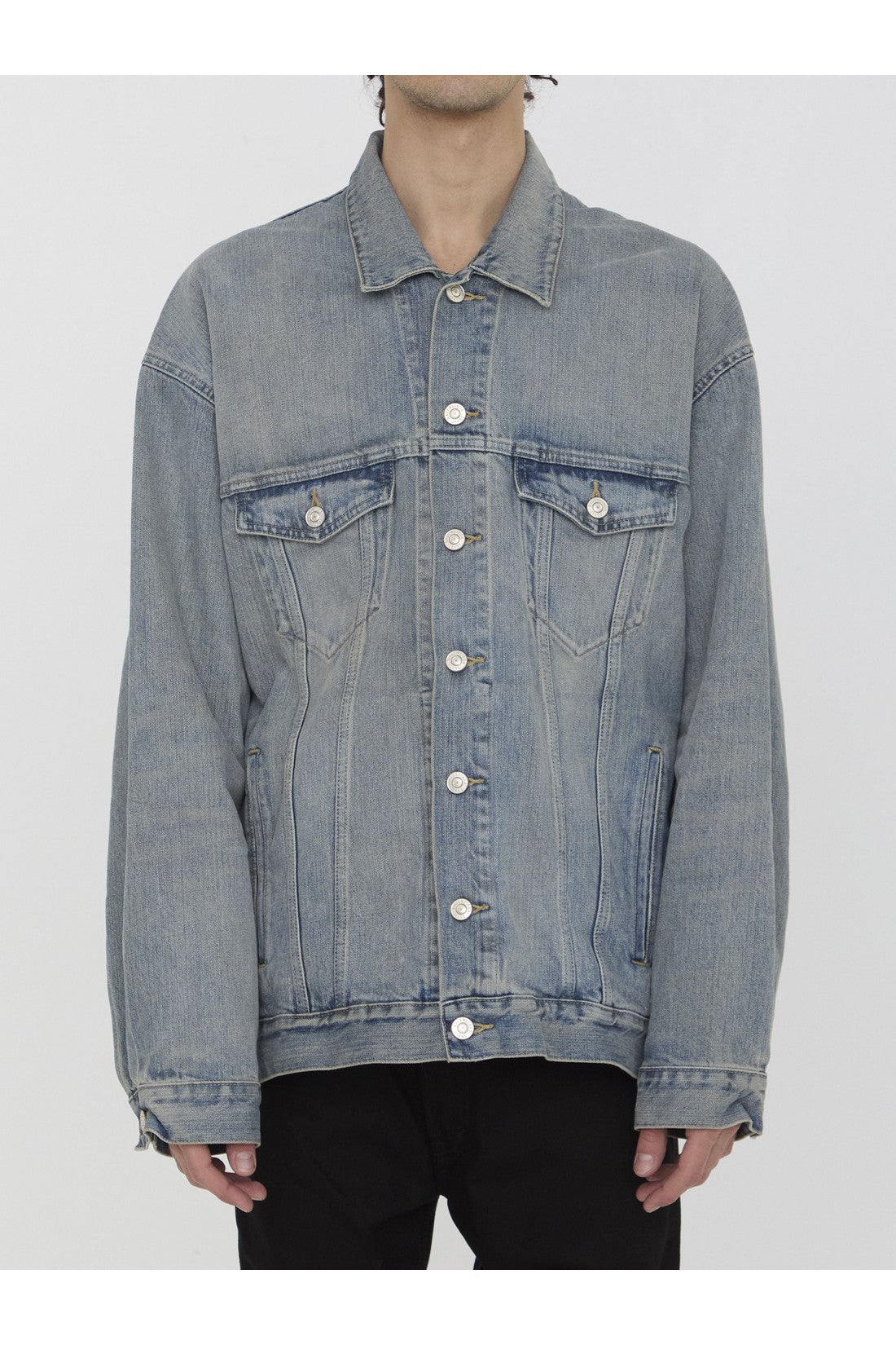 BALENCIAGA-OUTLET-SALE-Balenciaga denim jacket-ARCHIVIST