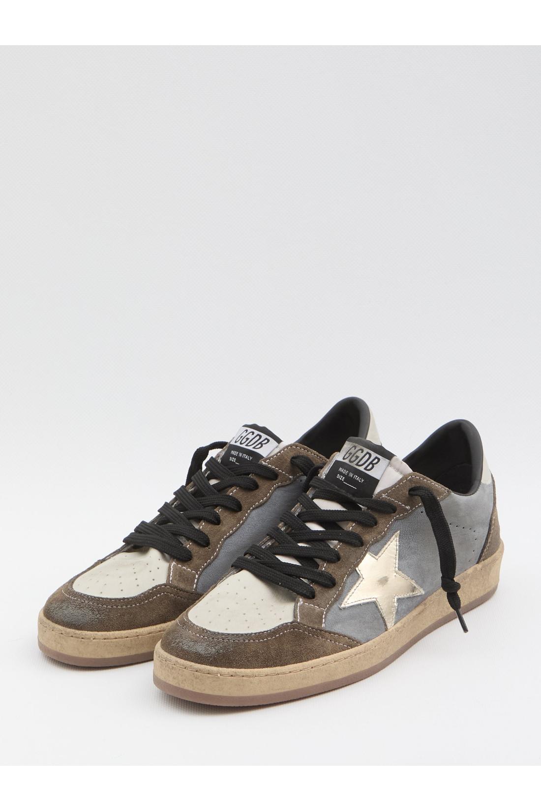 Golden Goose Ball Star Camo Sneakers Men's Stardan LAB In White