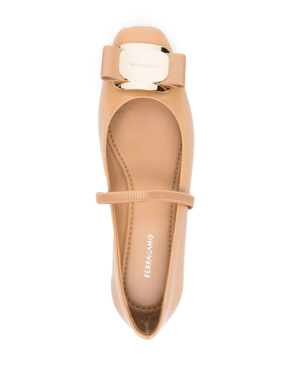 Ferragamo-OUTLET-SALE-Ballerinas BEIGE-ARCHIVIST