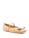 Ferragamo-OUTLET-SALE-Ballerinas BEIGE-ARCHIVIST