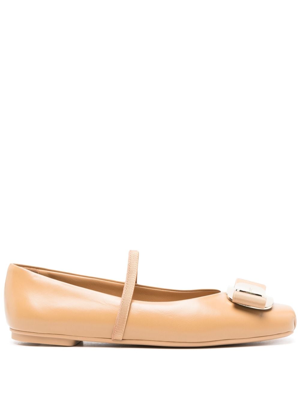 Ferragamo-OUTLET-SALE-Ballerinas BEIGE-ARCHIVIST