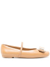 Ferragamo-OUTLET-SALE-Ballerinas BEIGE-ARCHIVIST