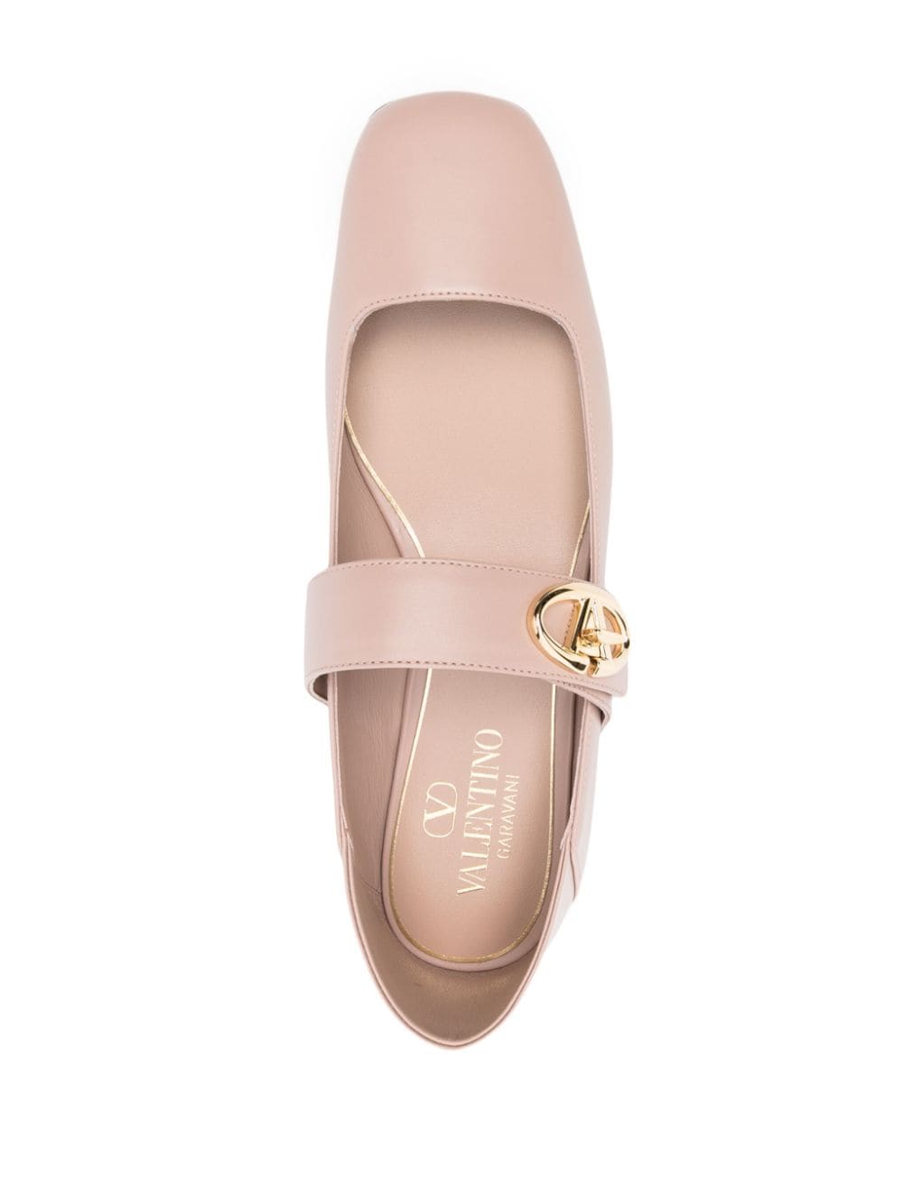 Valentino Garavani-OUTLET-SALE-Ballerinas BEIGE-ARCHIVIST