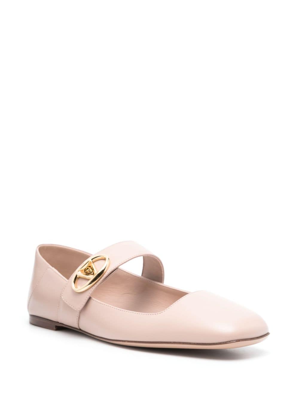 Valentino Garavani-OUTLET-SALE-Ballerinas BEIGE-ARCHIVIST