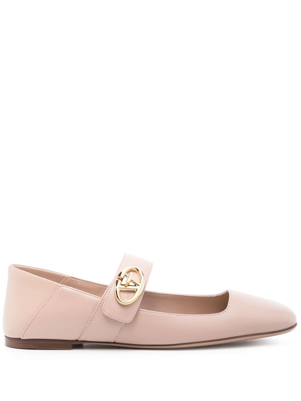 Valentino Garavani-OUTLET-SALE-Ballerinas BEIGE-ARCHIVIST