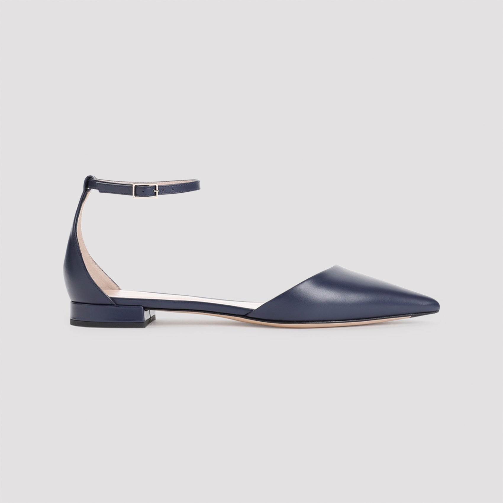 GIORGIO ARMANI-OUTLET-SALE-Ballerinas BLAU-ARCHIVIST