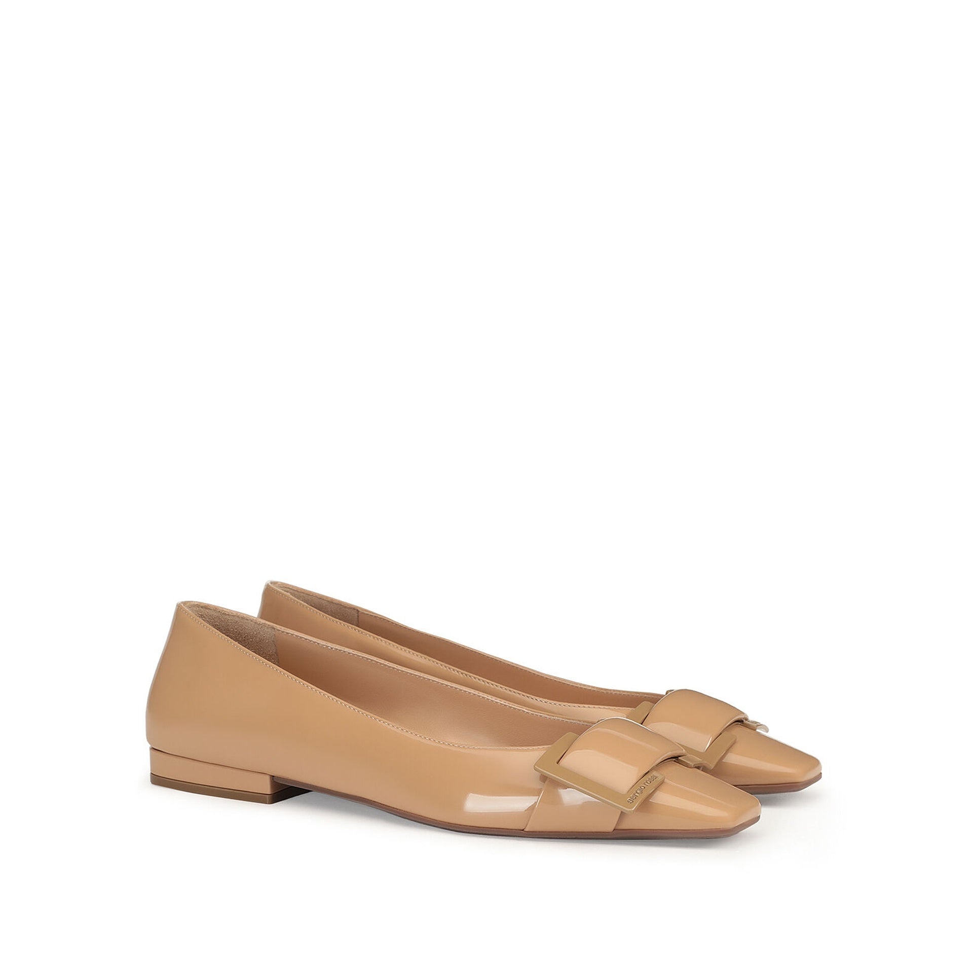 Sergio Rossi-OUTLET-SALE-Ballerinas BRAUN-ARCHIVIST