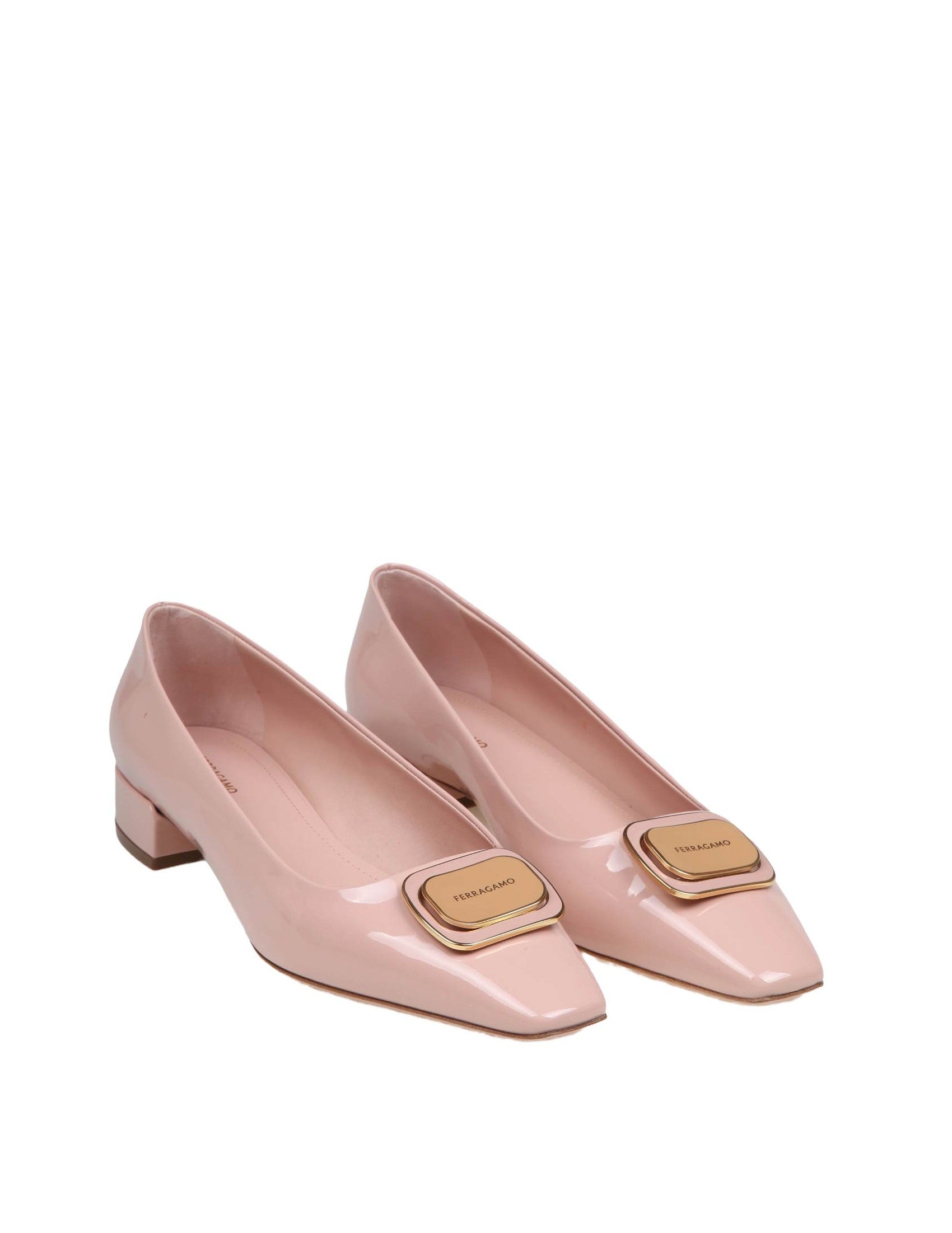 Salvatore Ferragamo-OUTLET-SALE-Ballerinas ROSA-ARCHIVIST