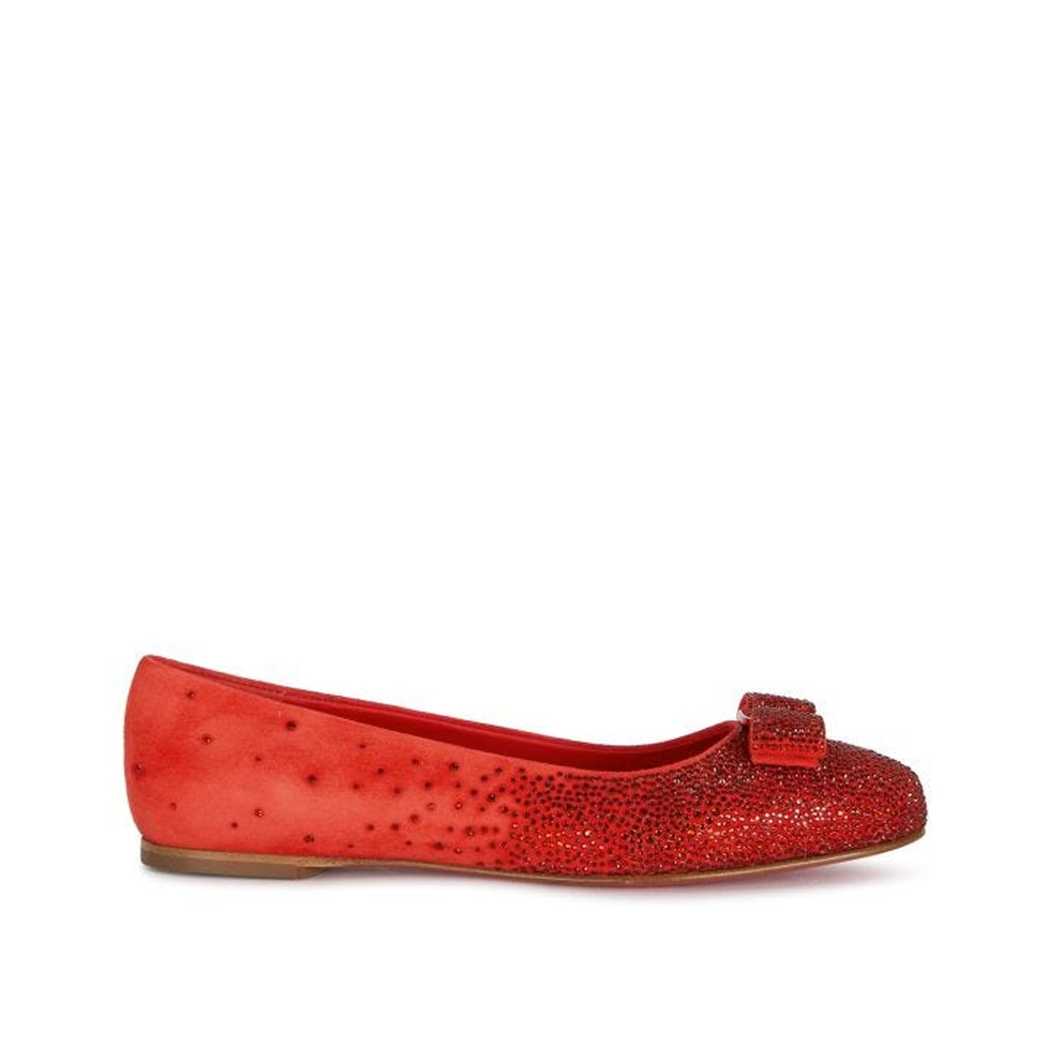 Salvatore Ferragamo-OUTLET-SALE-Ballerinas ROT-ARCHIVIST