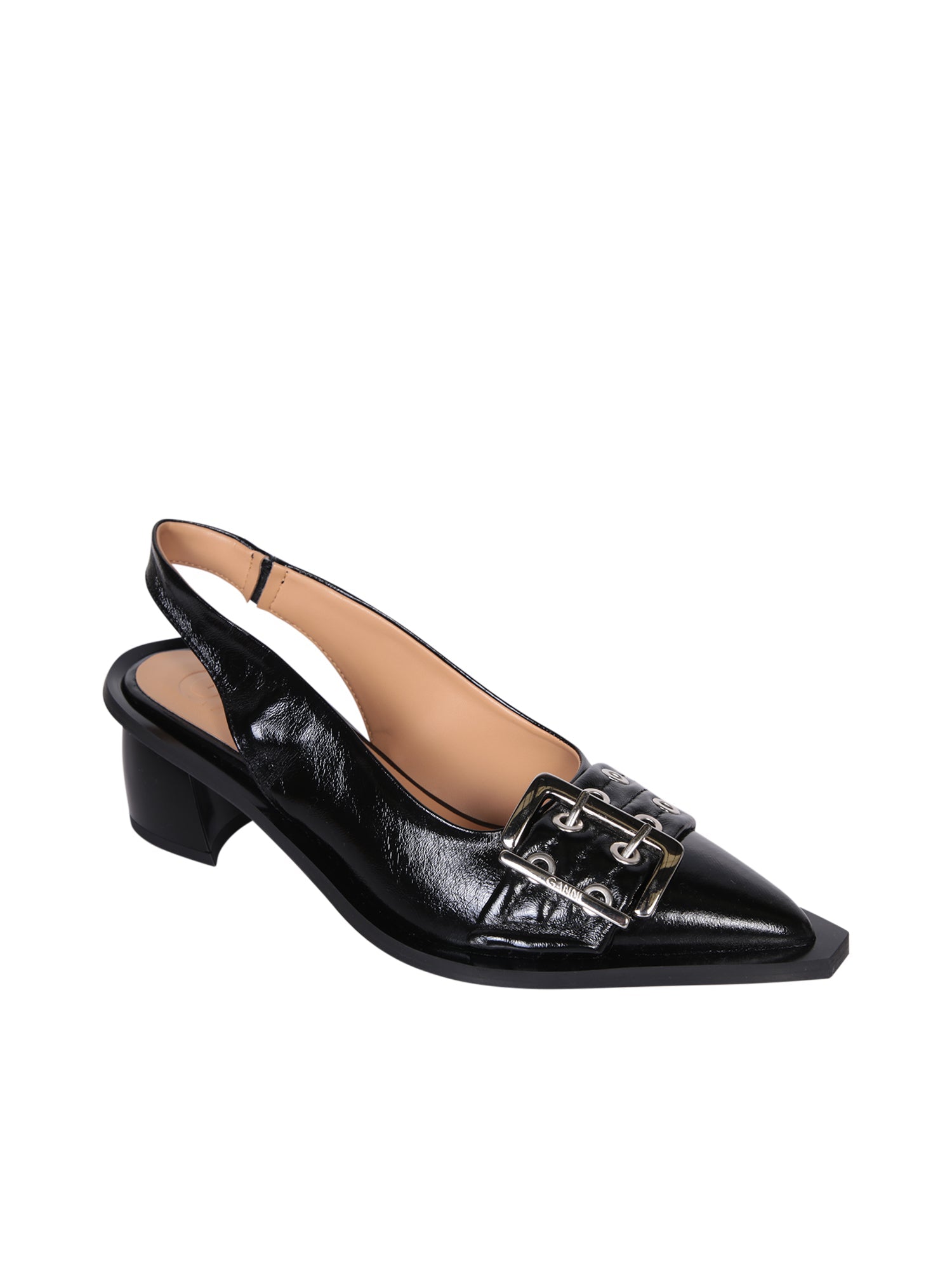 GANNI-OUTLET-SALE-Ballerinas SCHWARZ-ARCHIVIST