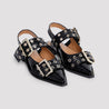 GANNI-OUTLET-SALE-Ballerinas SCHWARZ-ARCHIVIST