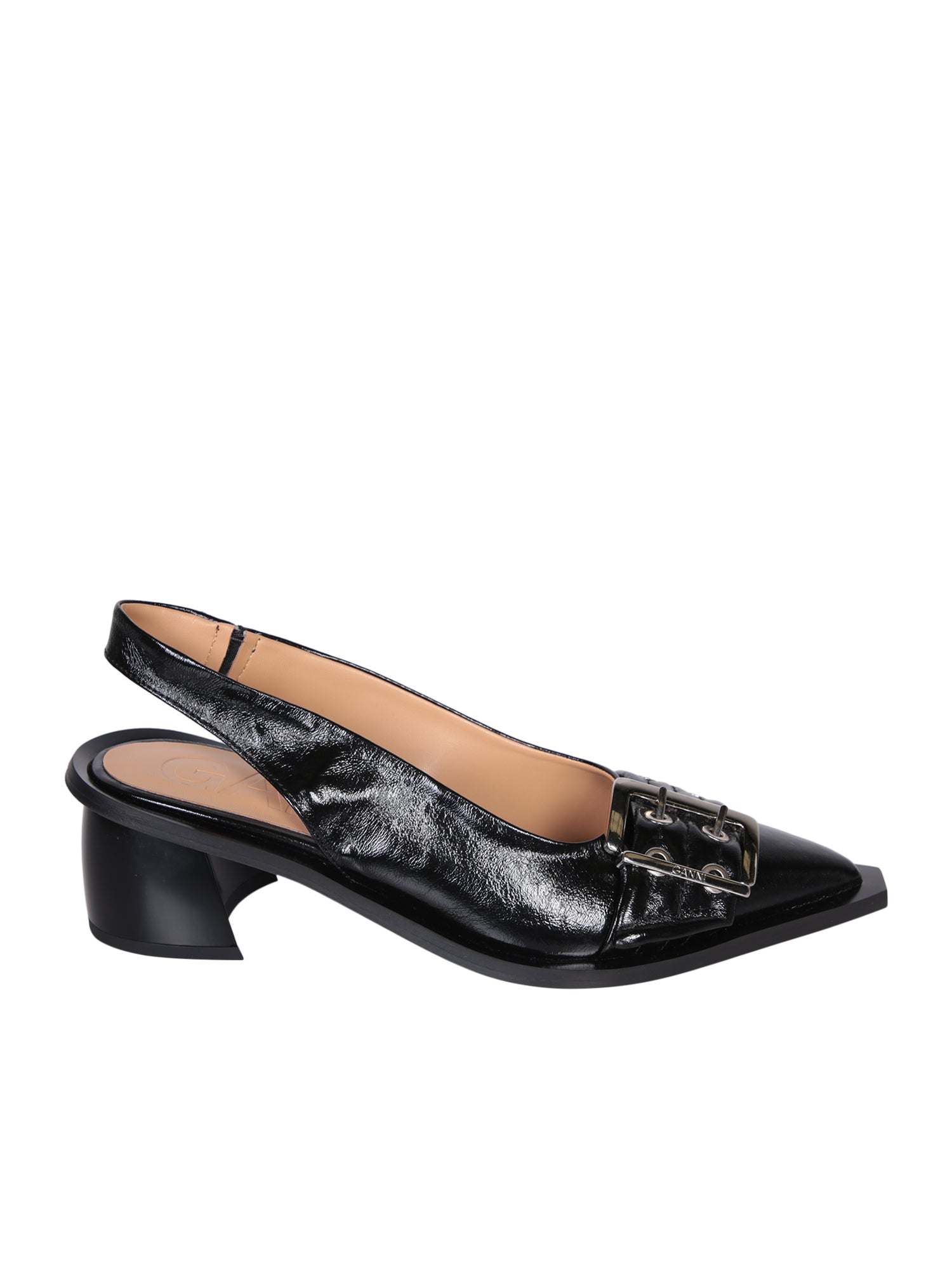 GANNI-OUTLET-SALE-Ballerinas SCHWARZ-ARCHIVIST