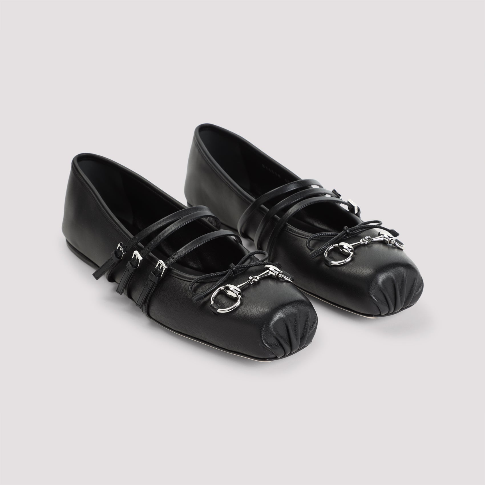 Gucci-OUTLET-SALE-Ballerinas SCHWARZ-ARCHIVIST