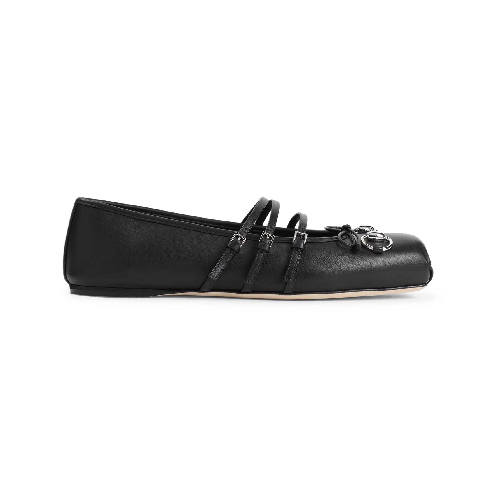 Gucci-OUTLET-SALE-Ballerinas SCHWARZ-ARCHIVIST