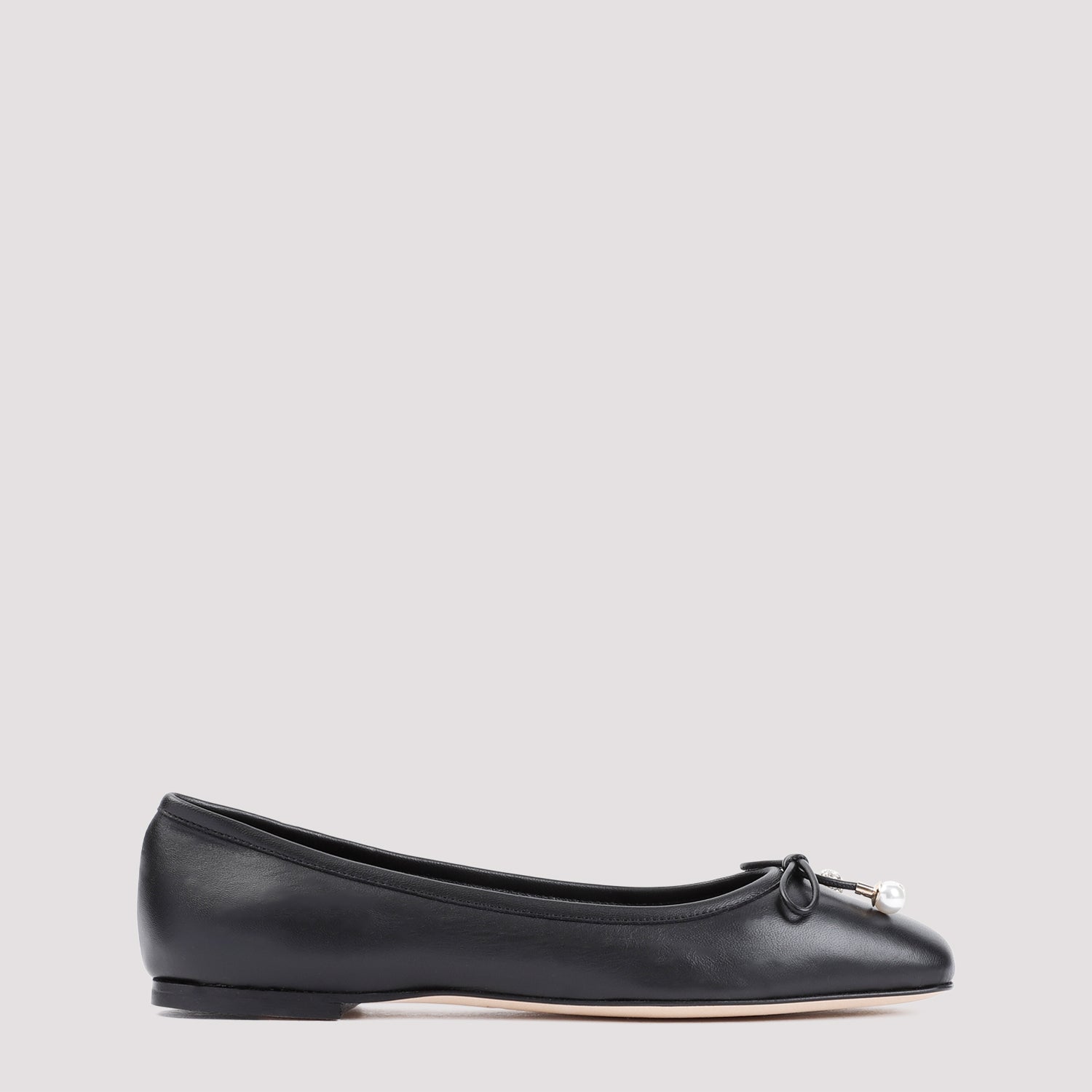 JIMMY CHOO-OUTLET-SALE-Ballerinas SCHWARZ-ARCHIVIST