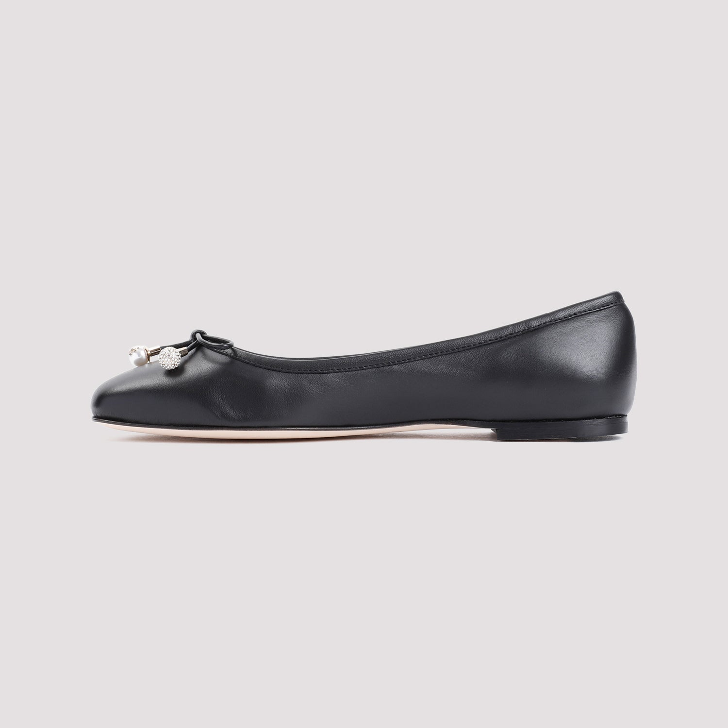 JIMMY CHOO-OUTLET-SALE-Ballerinas SCHWARZ-ARCHIVIST