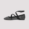 Jimmy Choo-OUTLET-SALE-Ballerinas SCHWARZ-ARCHIVIST