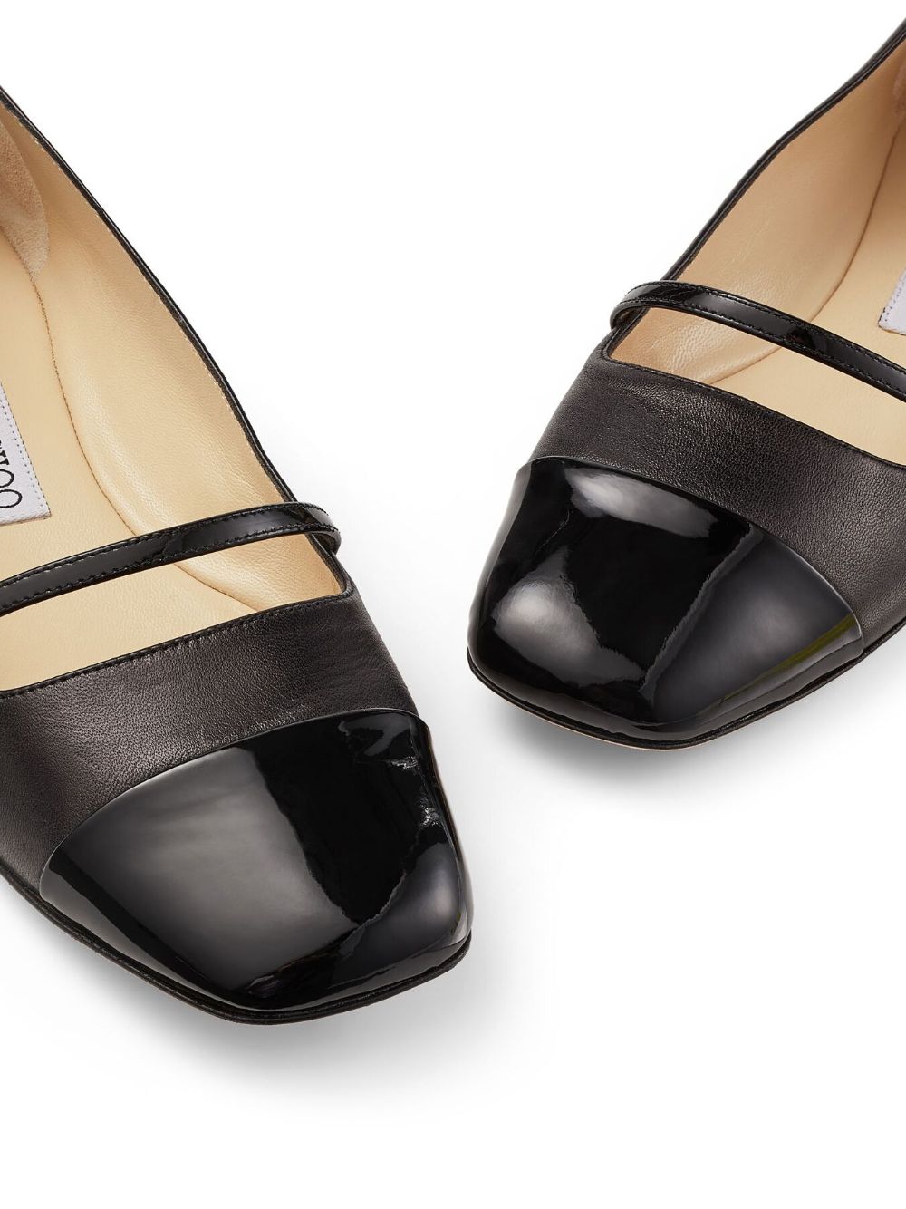 Jimmy Choo-OUTLET-SALE-Ballerinas SCHWARZ-ARCHIVIST