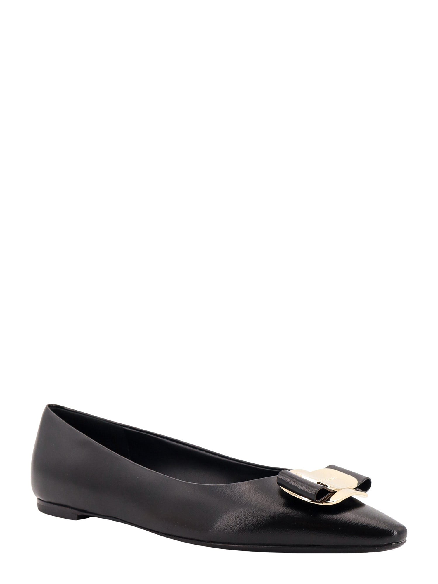 Salvatore Ferragamo-OUTLET-SALE-Ballerinas SCHWARZ-ARCHIVIST