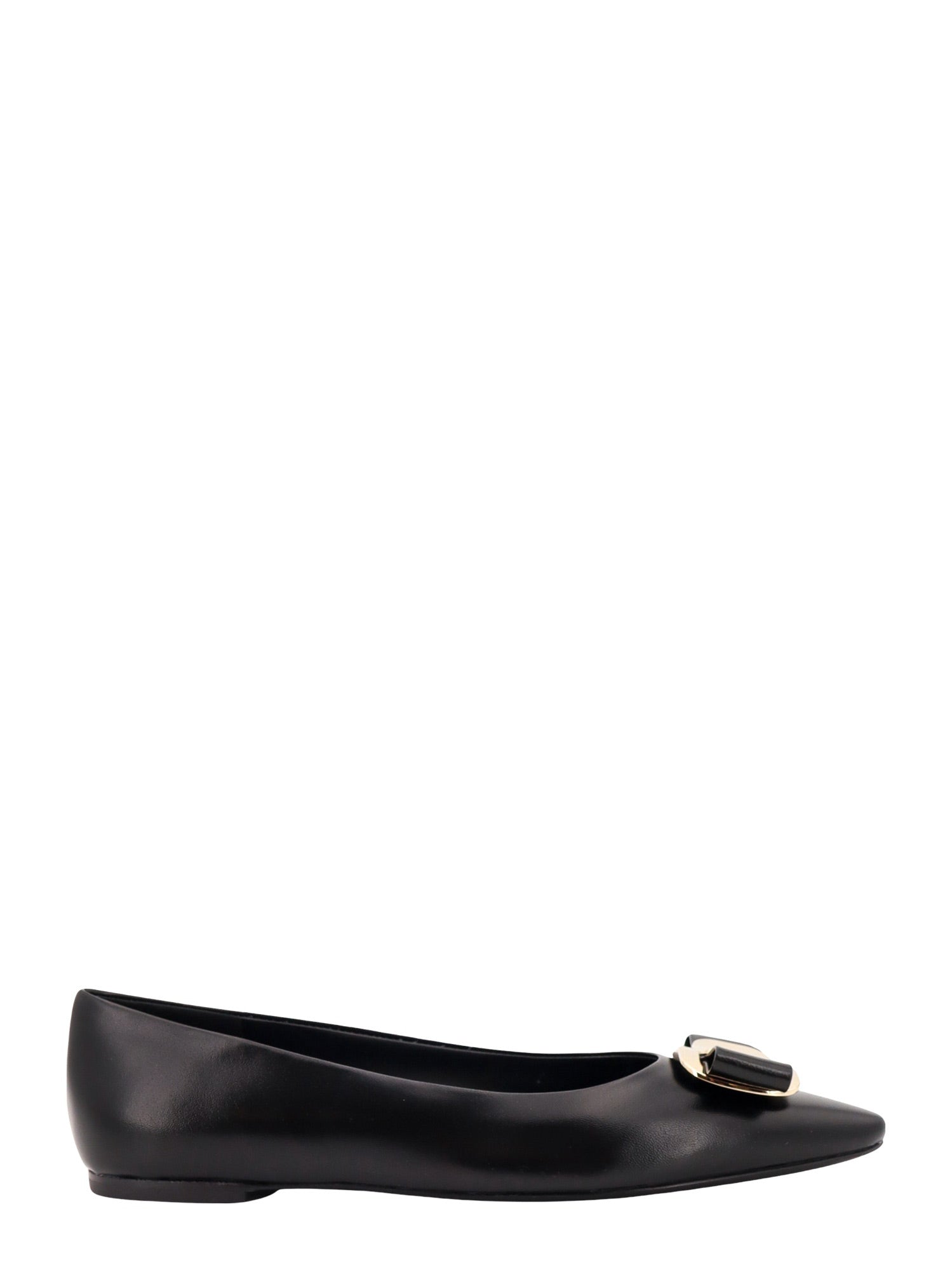 Salvatore Ferragamo-OUTLET-SALE-Ballerinas SCHWARZ-ARCHIVIST