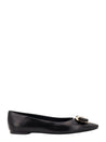 Salvatore Ferragamo-OUTLET-SALE-Ballerinas SCHWARZ-ARCHIVIST