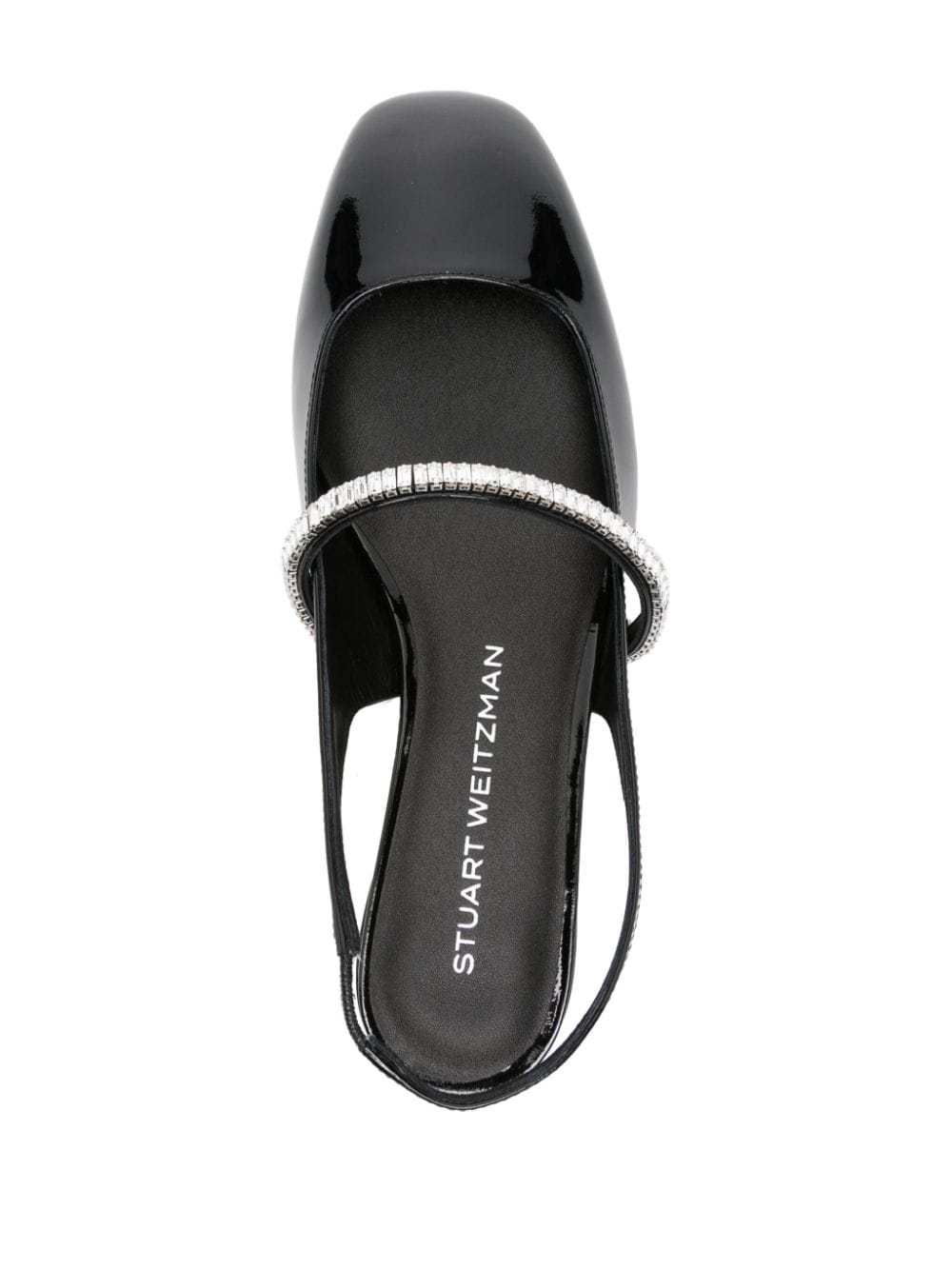 Stuart Weitzman-OUTLET-SALE-Ballerinas SCHWARZ-ARCHIVIST