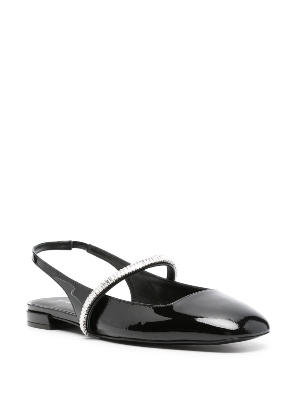 Stuart Weitzman-OUTLET-SALE-Ballerinas SCHWARZ-ARCHIVIST