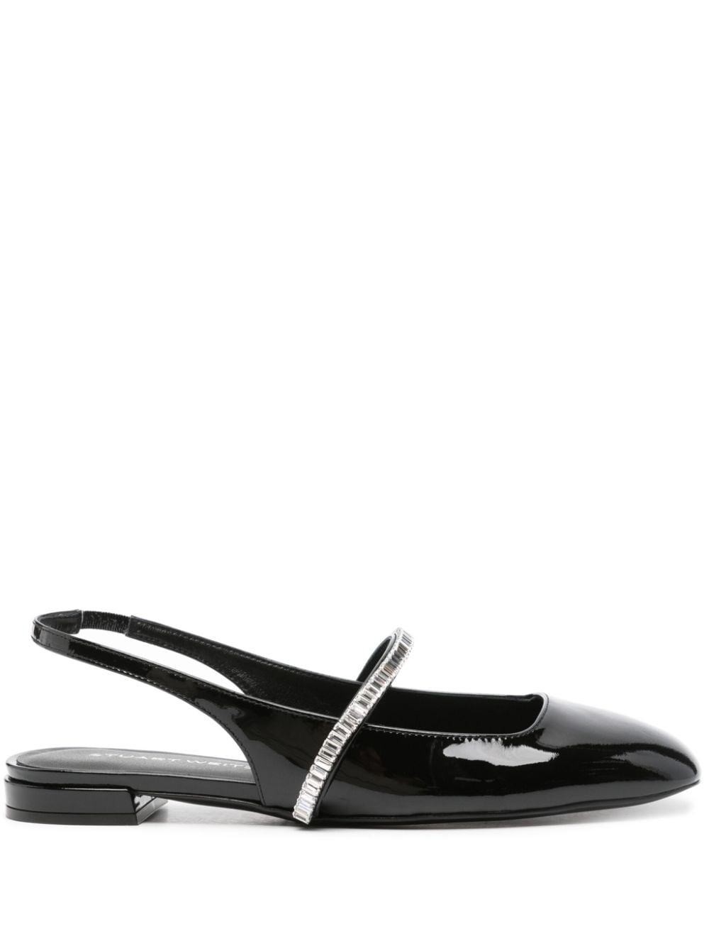 Stuart Weitzman-OUTLET-SALE-Ballerinas SCHWARZ-ARCHIVIST