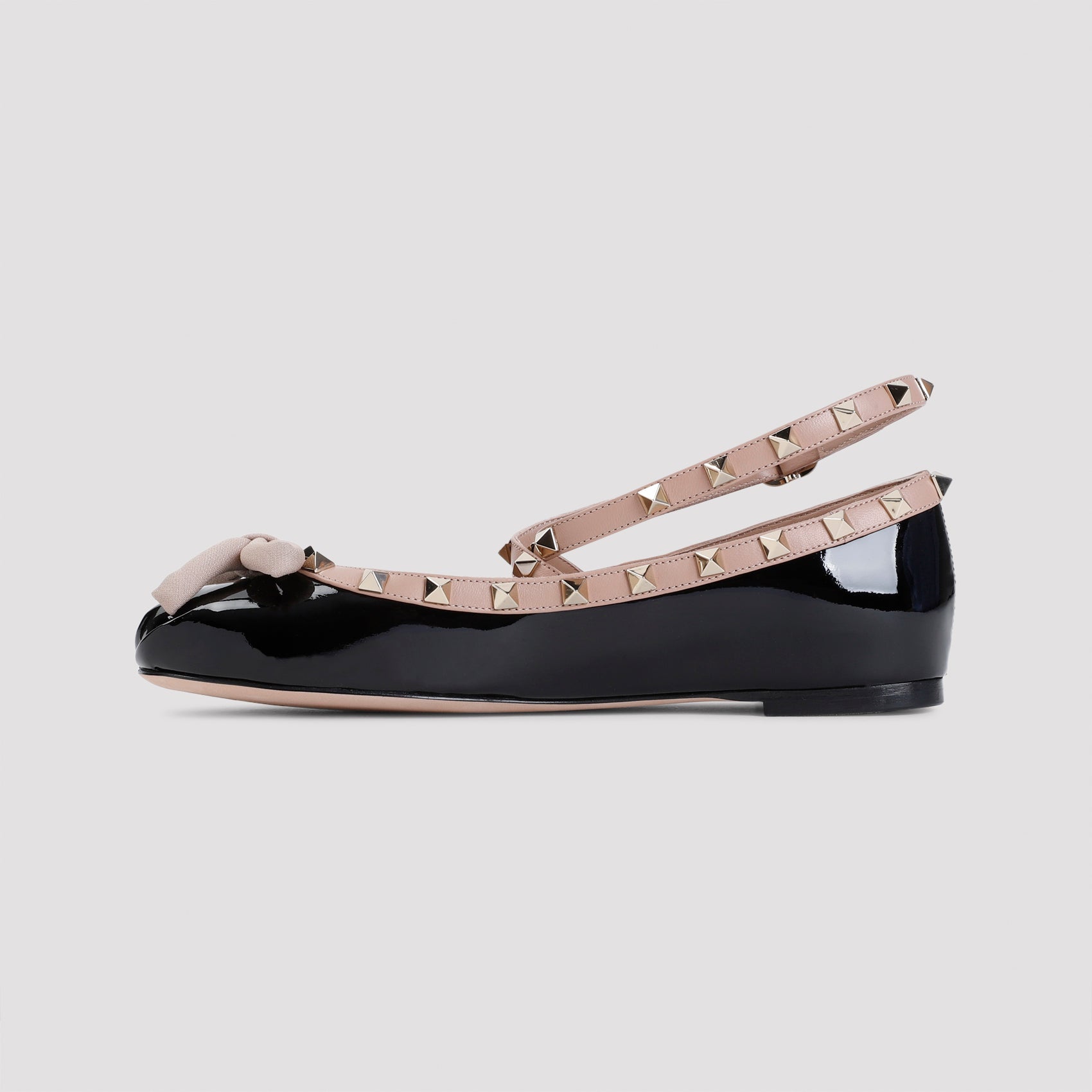 VALENTINO GARAVANI-OUTLET-SALE-Ballerinas SCHWARZ-ARCHIVIST