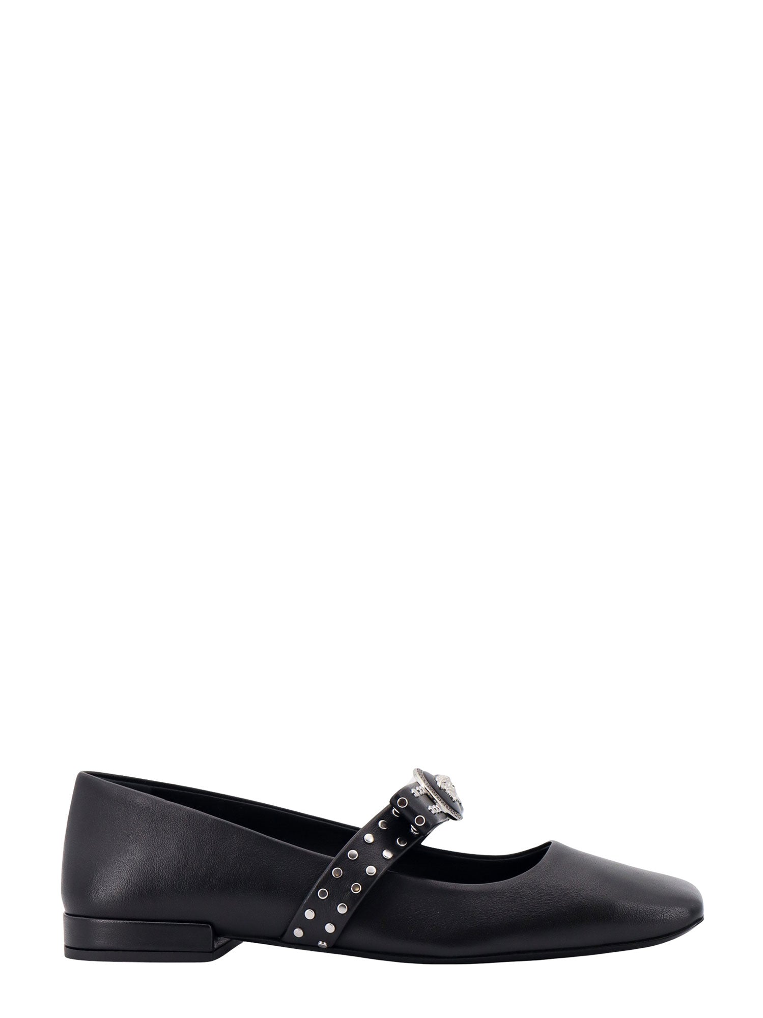 Versace-OUTLET-SALE-Ballerinas SCHWARZ-ARCHIVIST