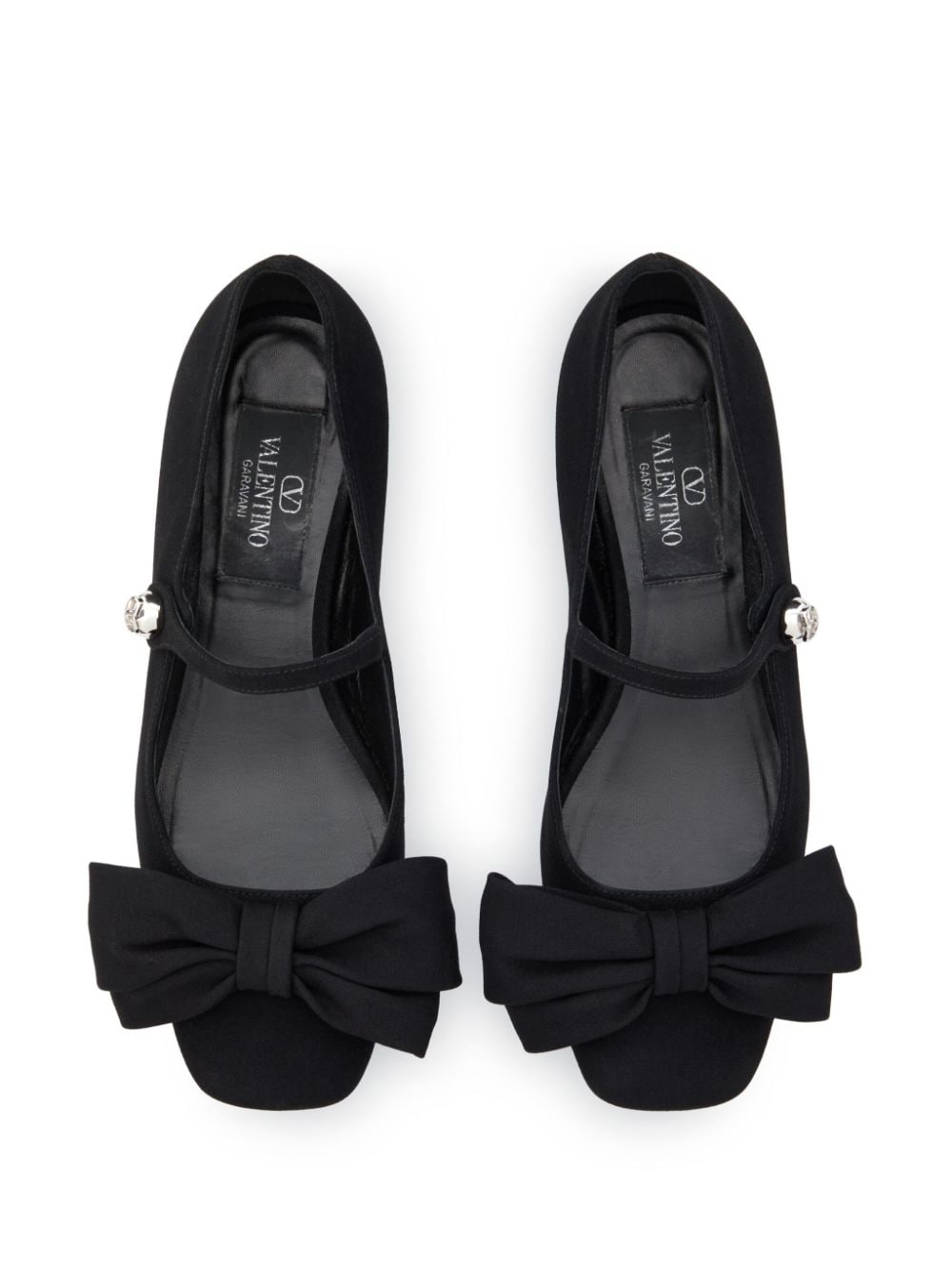 Valentino Garavani-OUTLET-SALE-Ballerinas SCHWARZ-ARCHIVIST