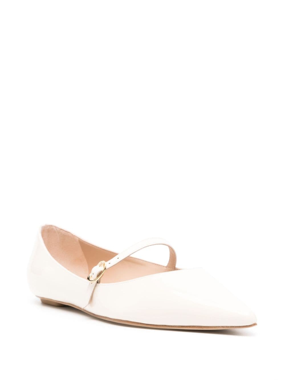 Stuart Weitzman-OUTLET-SALE-Ballerinas WEISS-ARCHIVIST