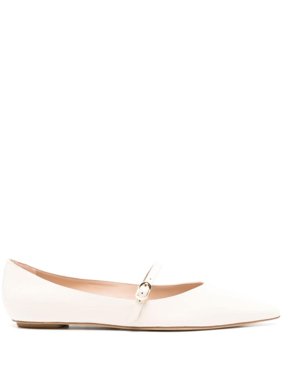 Stuart Weitzman-OUTLET-SALE-Ballerinas WEISS-ARCHIVIST