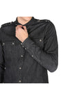 BALMAIN-OUTLET-SALE-Balmain Cotton Denim Shirt-ARCHIVIST