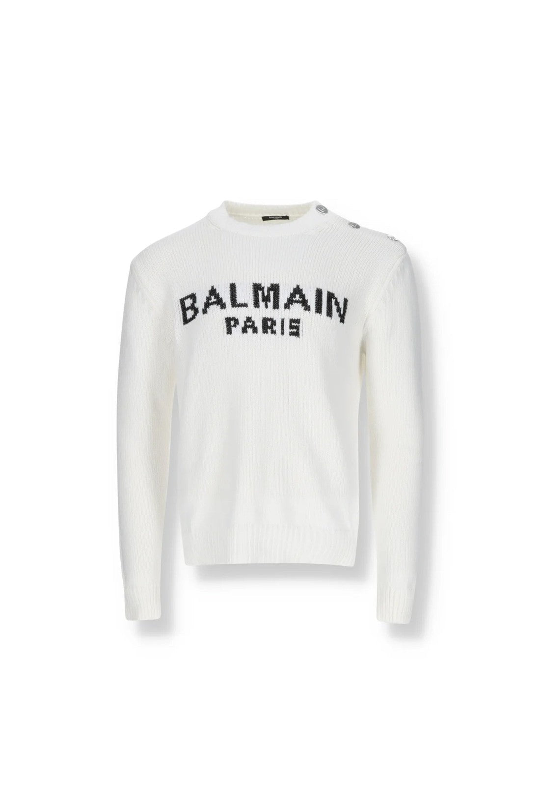 BALMAIN-OUTLET-SALE-Balmain Cotton Logo Sweater-ARCHIVIST