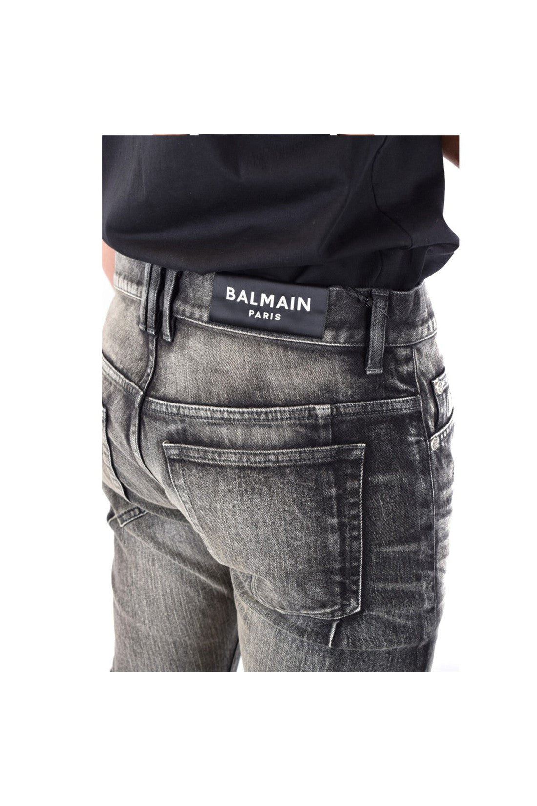 BALMAIN-OUTLET-SALE-Balmain Distressed Jeans-ARCHIVIST