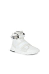 BALMAIN-OUTLET-SALE-Balmain Exton Mixed-Media High-Top Sneakers-ARCHIVIST