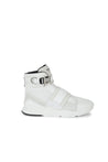 BALMAIN-OUTLET-SALE-Balmain Exton Mixed-Media High-Top Sneakers-ARCHIVIST