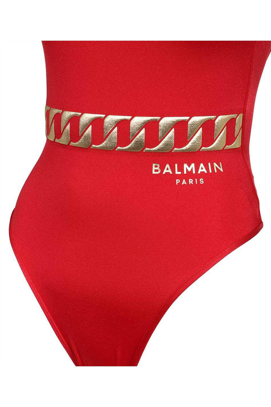 Printed one-piece swimsuit-Balmain-OUTLET-SALE-ARCHIVIST