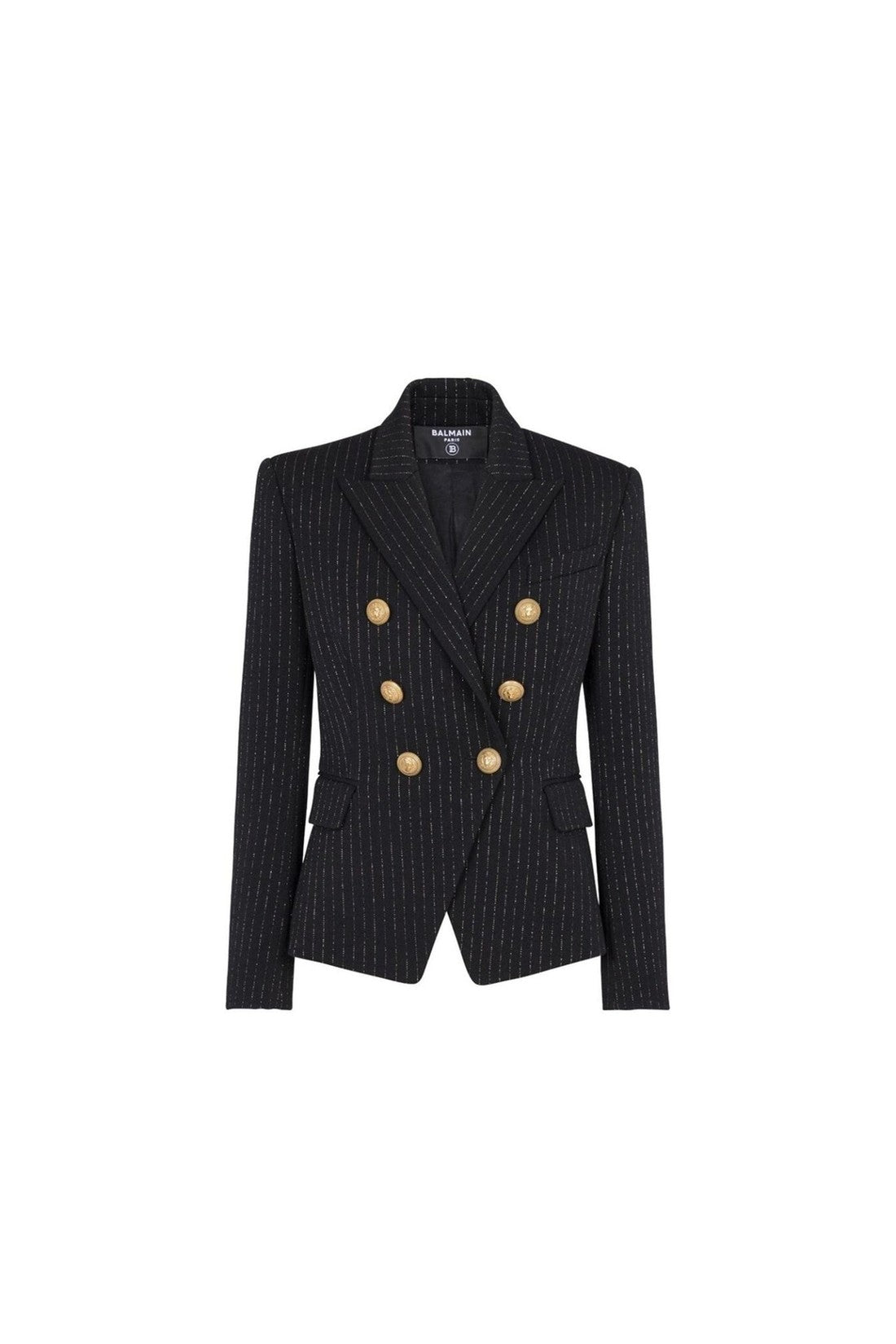 BALMAIN-OUTLET-SALE-Balmain Wool Striped Jacket-ARCHIVIST