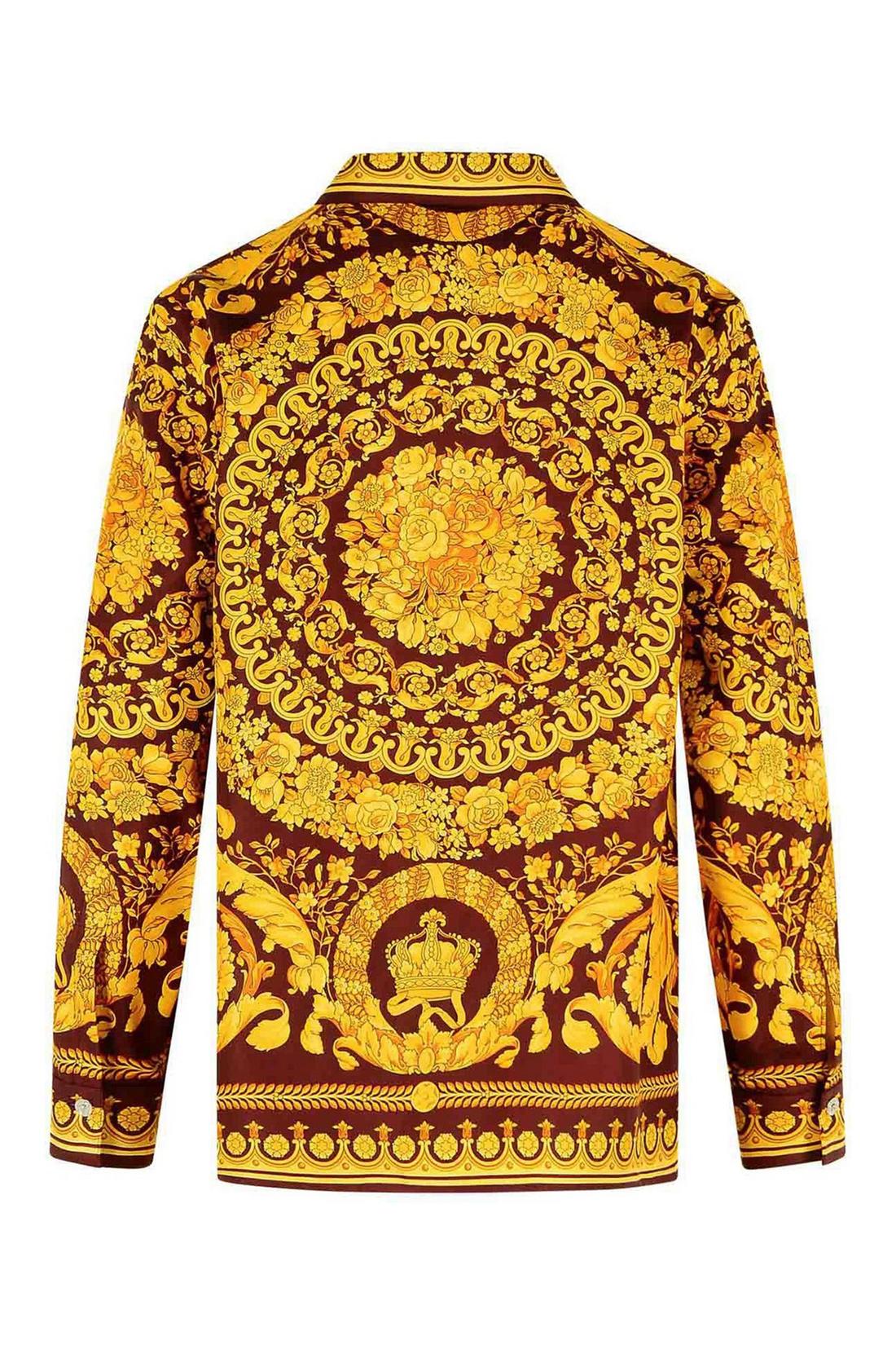 Versace-OUTLET-SALE-Baroque Heritage print shirt-ARCHIVIST