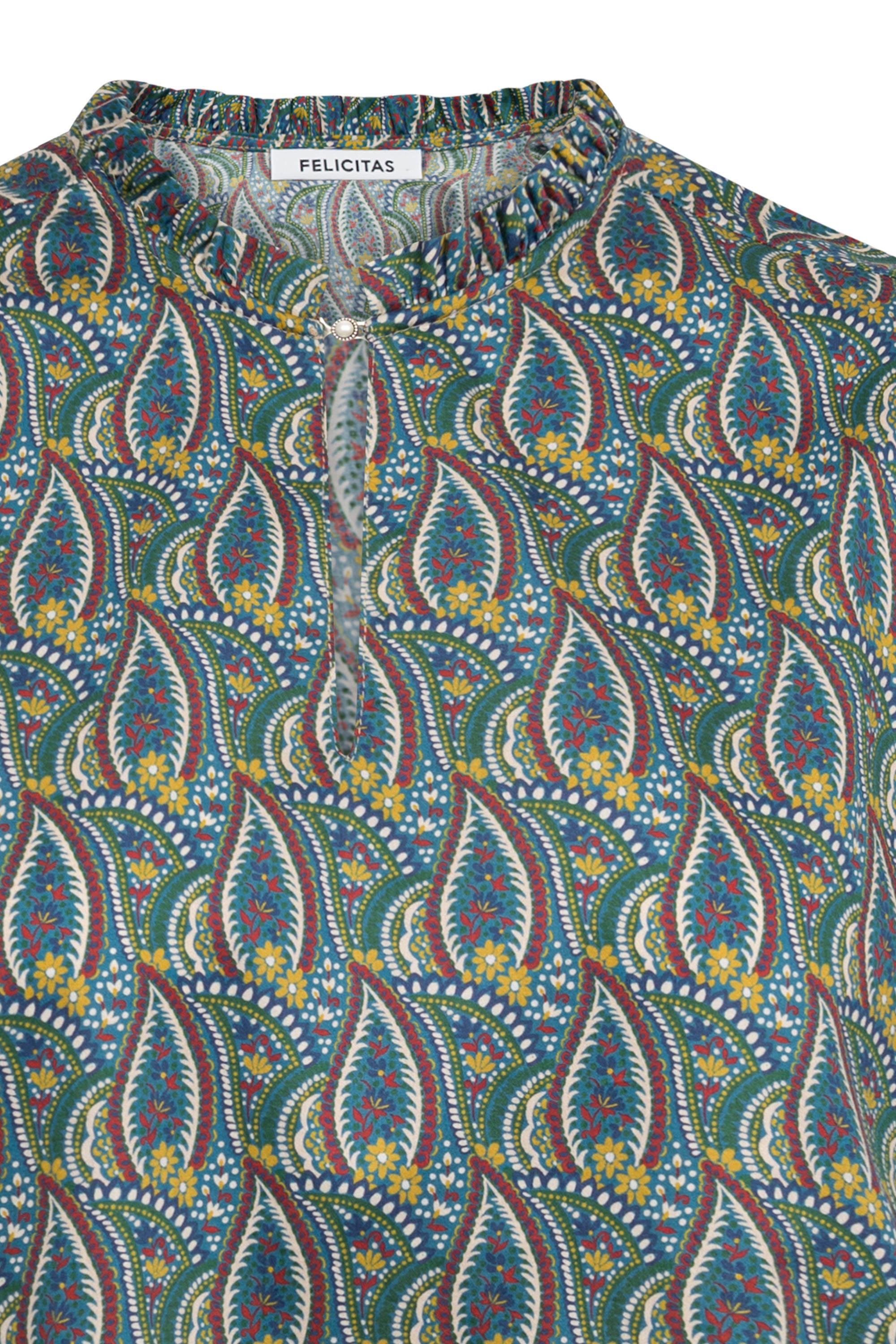 Damen Bluse Baylee Baumwolle Saphir-Hemden & Blusen-Felicitas-OUTLET-ARCHIVIST-ARCHIVE-SALE