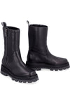 Jimmy Choo-OUTLET-SALE-Bayu Flat leather boots-ARCHIVIST