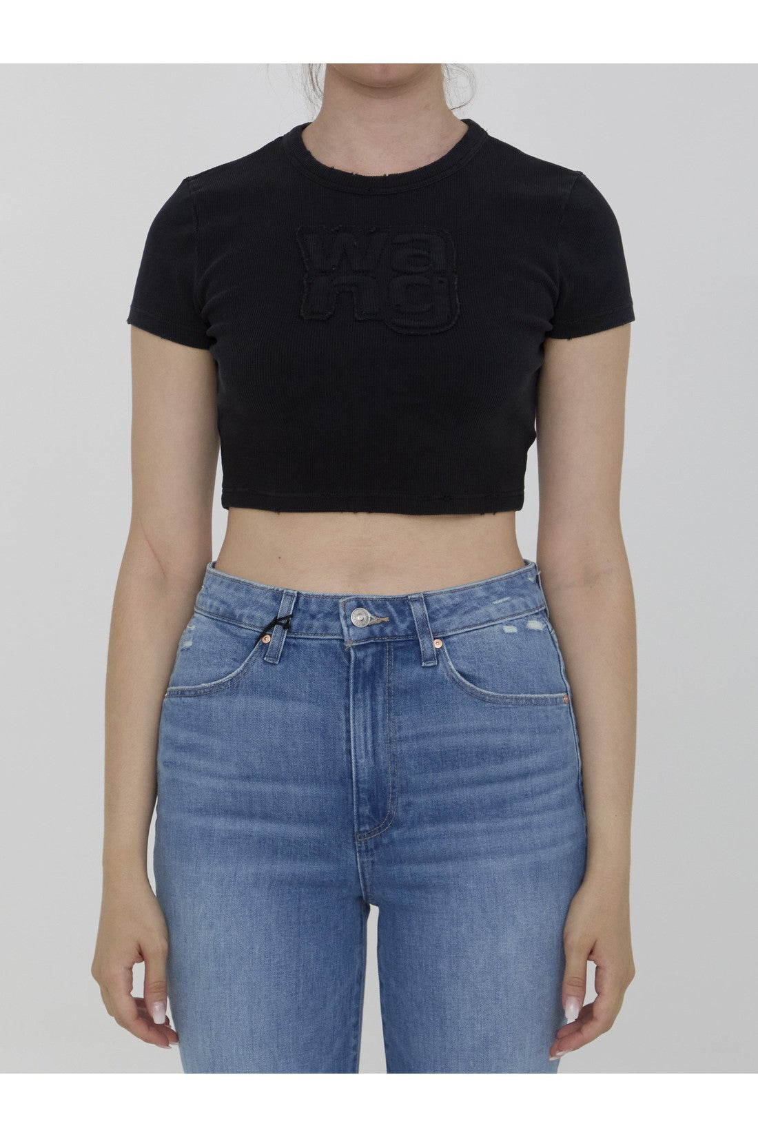 ALEXANDER WANG-OUTLET-SALE-Bbay tee with logo-ARCHIVIST