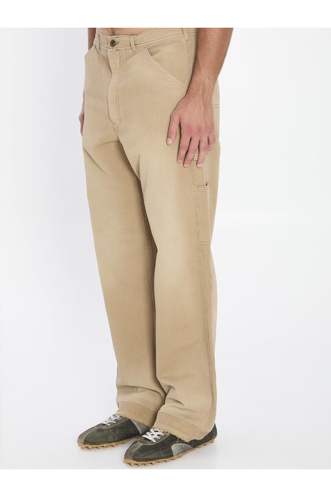 Maison Margiela-OUTLET-SALE-Beige cargo jeans-ARCHIVIST