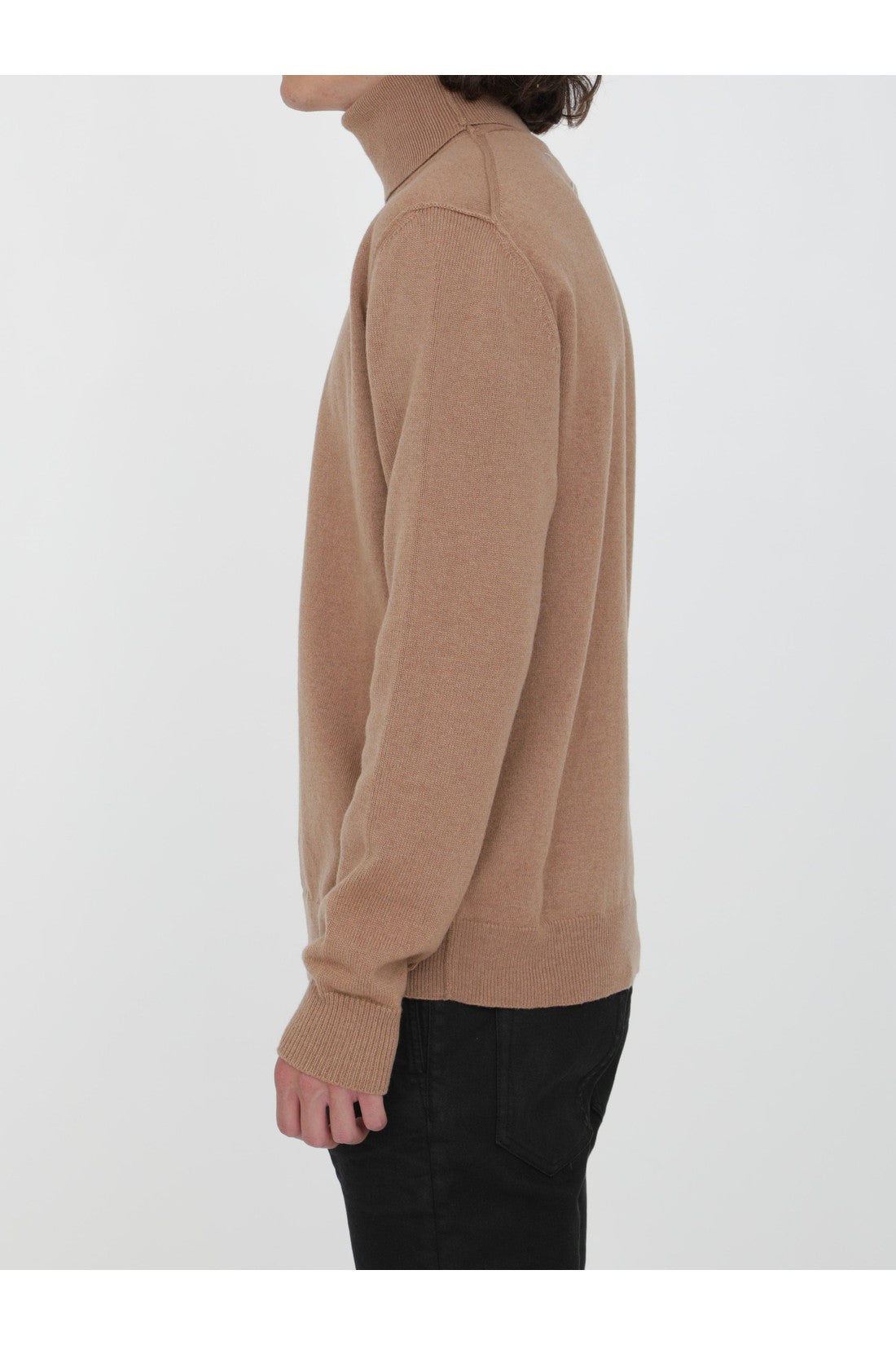 MAISON MARGIELA-OUTLET-SALE-Beige cashmere jumper-ARCHIVIST