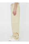 AMI PARIS-OUTLET-SALE-Beige cotton trousers-ARCHIVIST