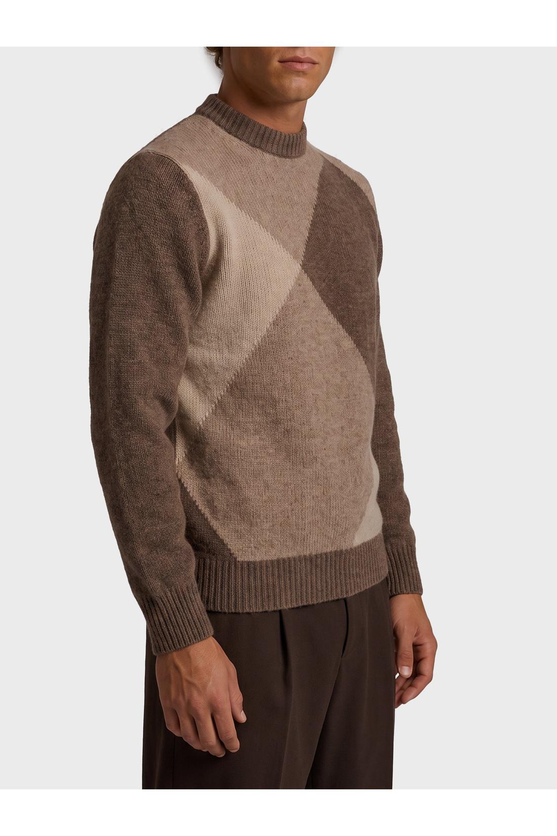 Ballantyne-OUTLET-SALE-Beige crewneck pullover-ARCHIVIST