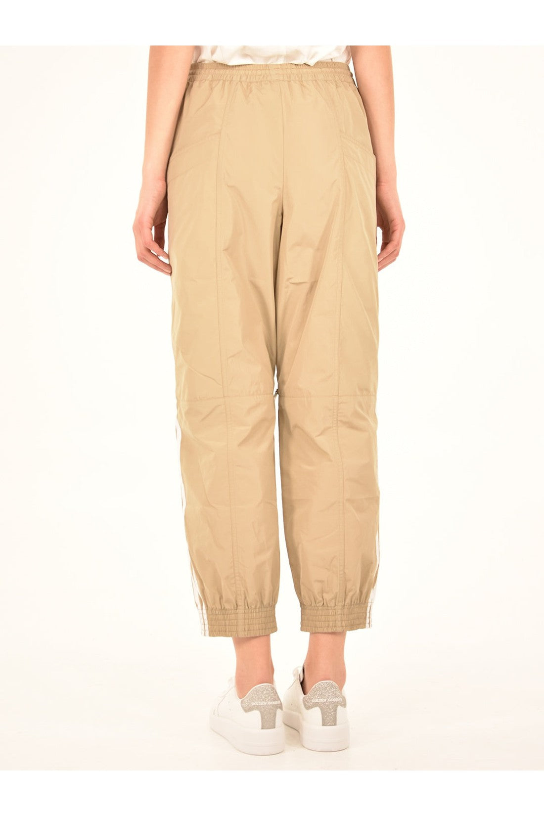 STELLA MCCARTNEY-OUTLET-SALE-Beige sports trousers-ARCHIVIST