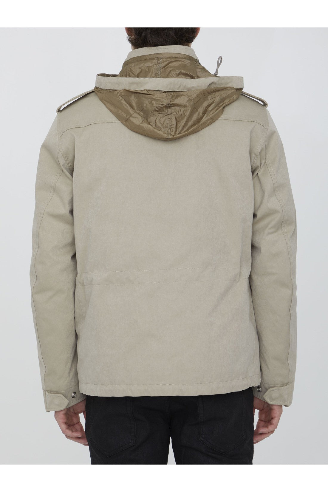 TEN C-OUTLET-SALE-Beige tencel jacket-ARCHIVIST